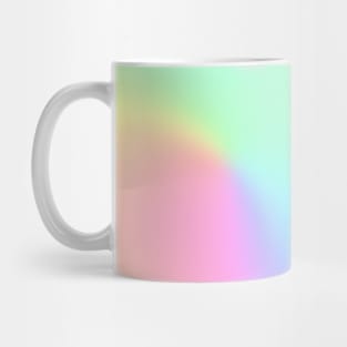 Rainbow Colors Abstract Blurry Gradient Ombre Soft Tie Dye Look Mug